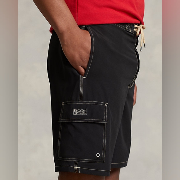 Polo Ralph Lauren Mens black shorts 🩳 size M - Picture 3 of 16